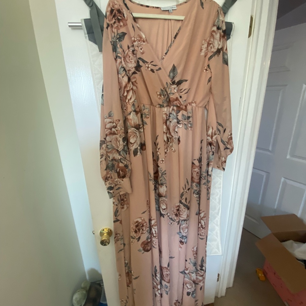 Baltic Born Floral Maxi Dress in Pink